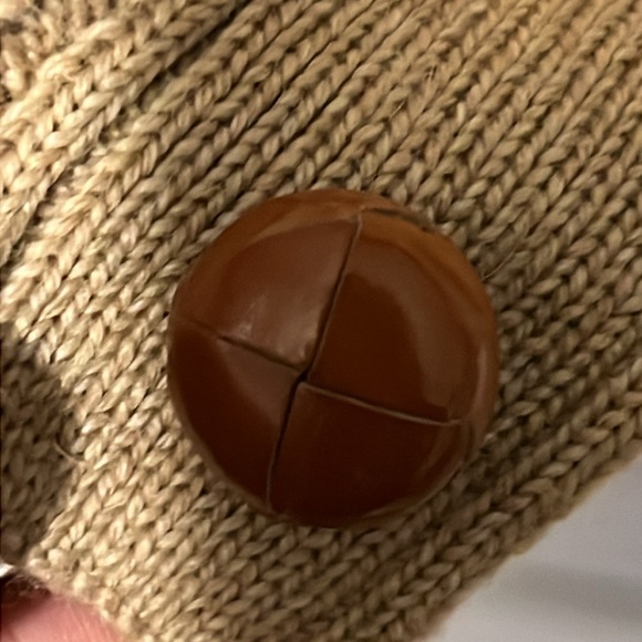 Racquet Club Grandpa Sweater with suede patches on elbows Size Large - Picture 12 of 14